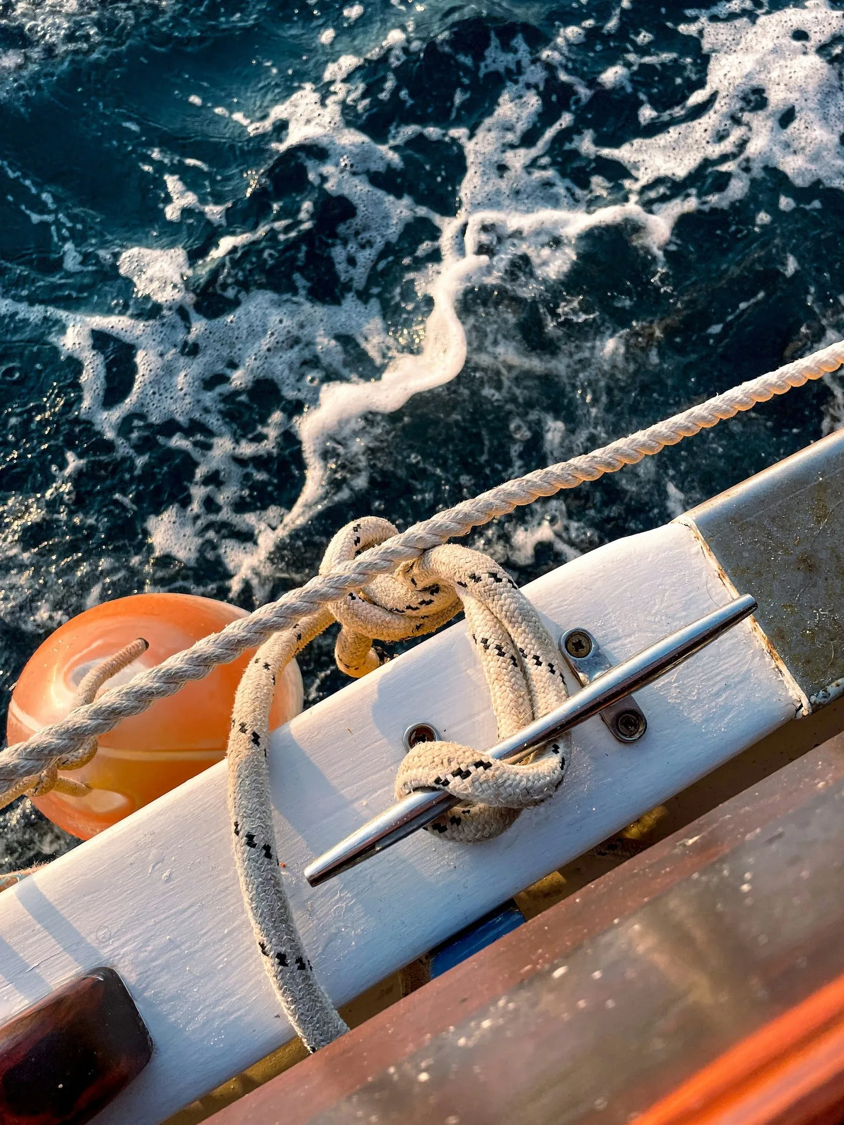 A private boat on the Adriatic off Rovinj