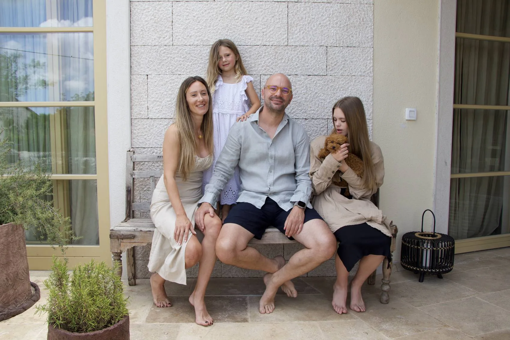 Andrea and Matija Radovcic with their family at LaMaison