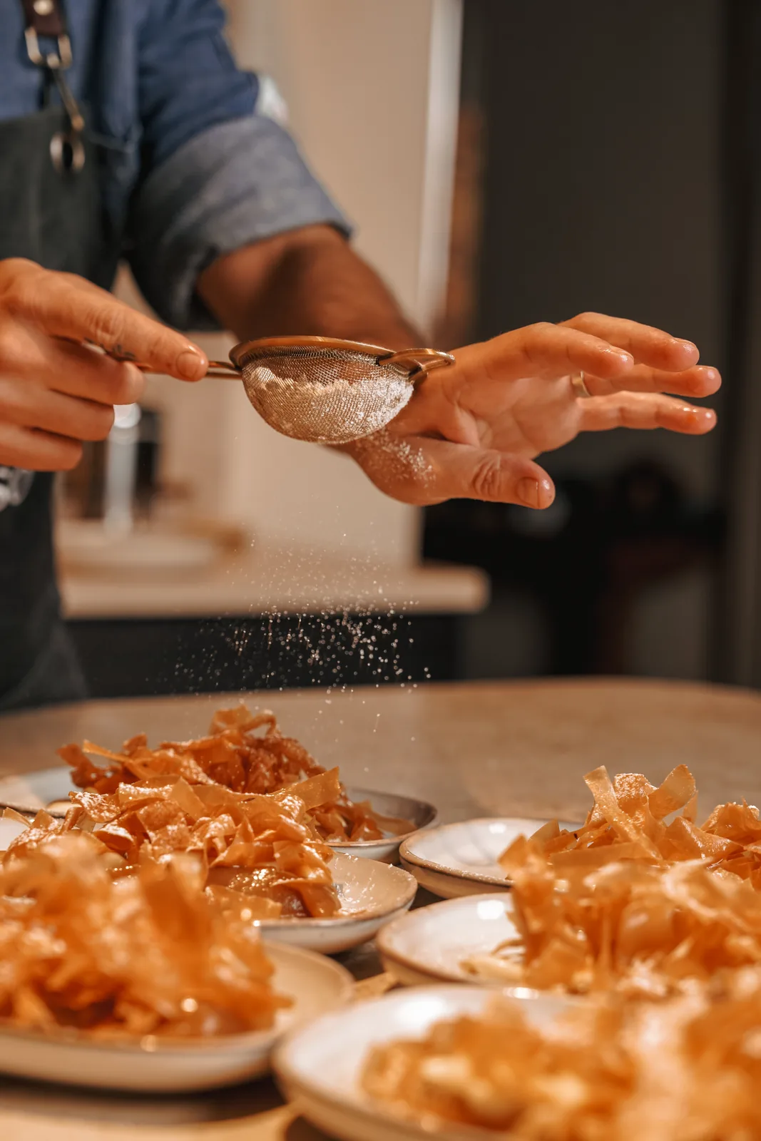 A sweet course dusted by hand at LaMaison